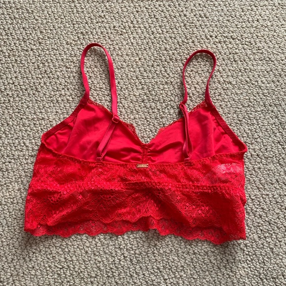 NWOT PINK Red Bralette - Picture 2 of 4